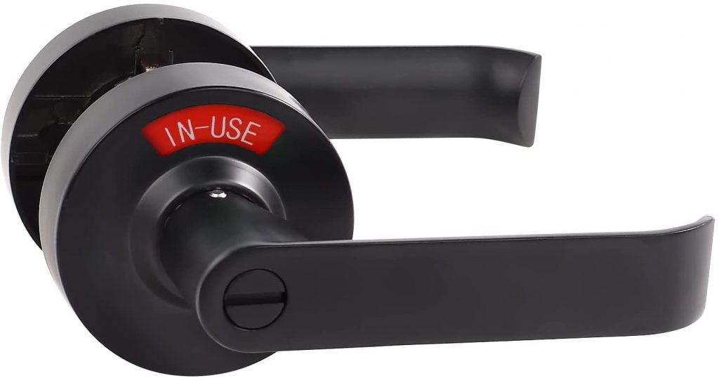 Mutex DLS2B ANSI Grade 2 Commercial Privacy Lock with Large Indicator (Matte Black) MUTEX Locks